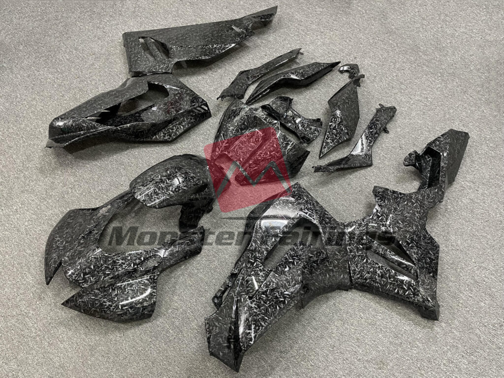 Honda CBR1000RR - R SP custom ABS fairings 2020 - 2023 in Forged Carbon Fiber Style - durable replacement kit, Monster Fairings