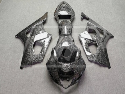 Suzuki GSXR 1000 2003-2004 Gloss Forged Carbon Fiber Style ABS Fairings | Monster Fairings