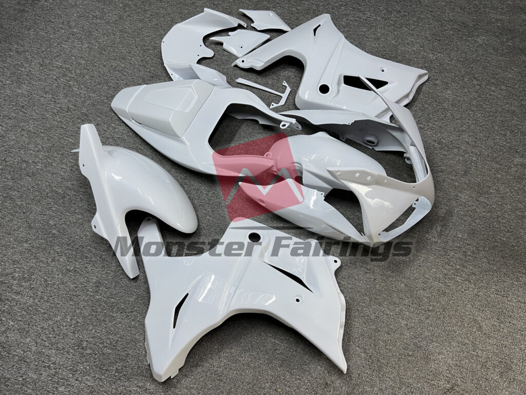 Suzuki SV650 custom ABS fairings 2003 - 2011 in Gloss White - durable replacement kit, Monster Fairings
