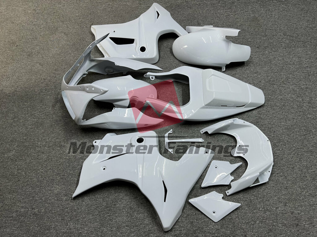 2003 - 2011 Suzuki SV650 Gloss White fairing set - ABS injection, custom painted by Monster Fairings