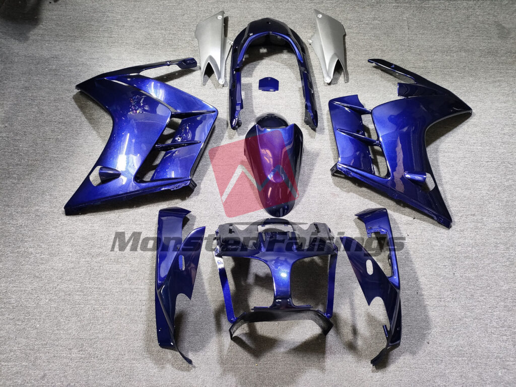 Yamaha FJR 1300 2000 - 2005 Gloss Blue ABS fairings - custom motorcycle bodywork kit by Monster Fairings