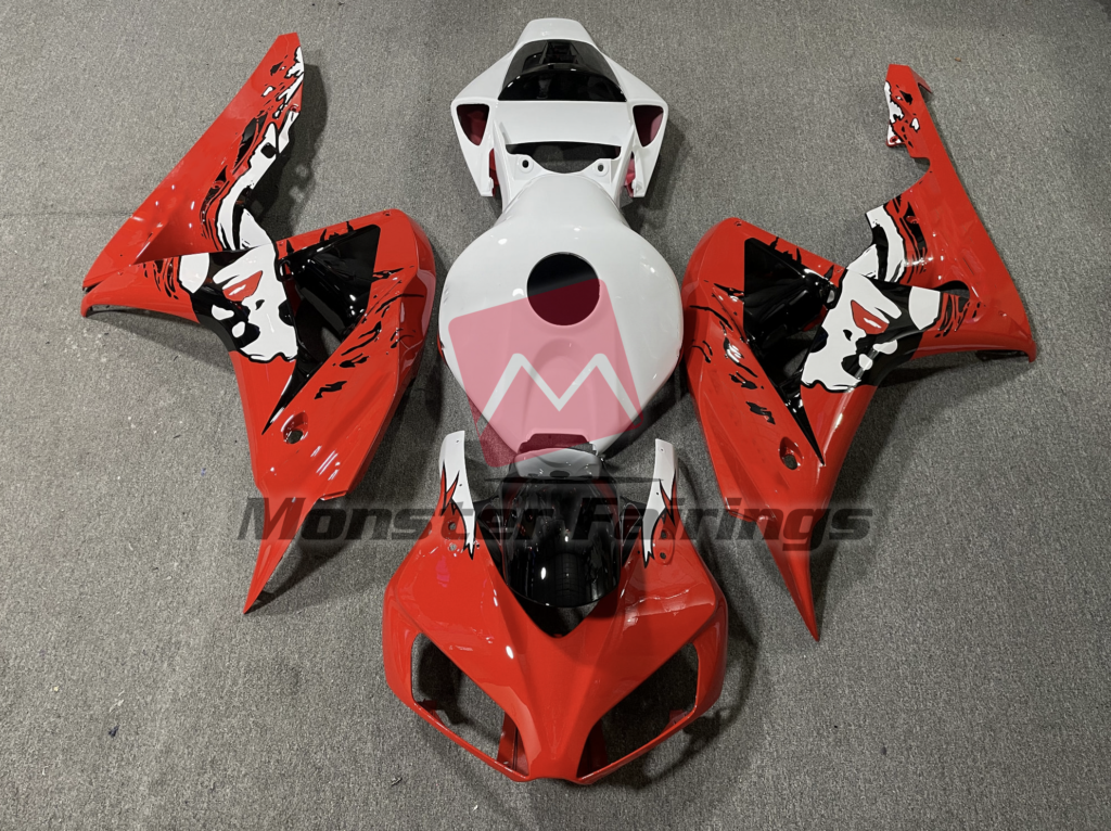 Honda CBR1000RR 2006 - 2007 Red Leyla Design ABS fairings - custom motorcycle bodywork kit by Monster Fairings