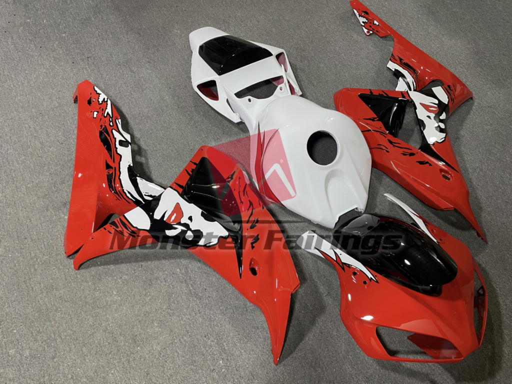 Red Leyla Design ABS fairings for Honda CBR1000RR 2006 - 2007 - premium OEM fit kit by Monster Fairings
