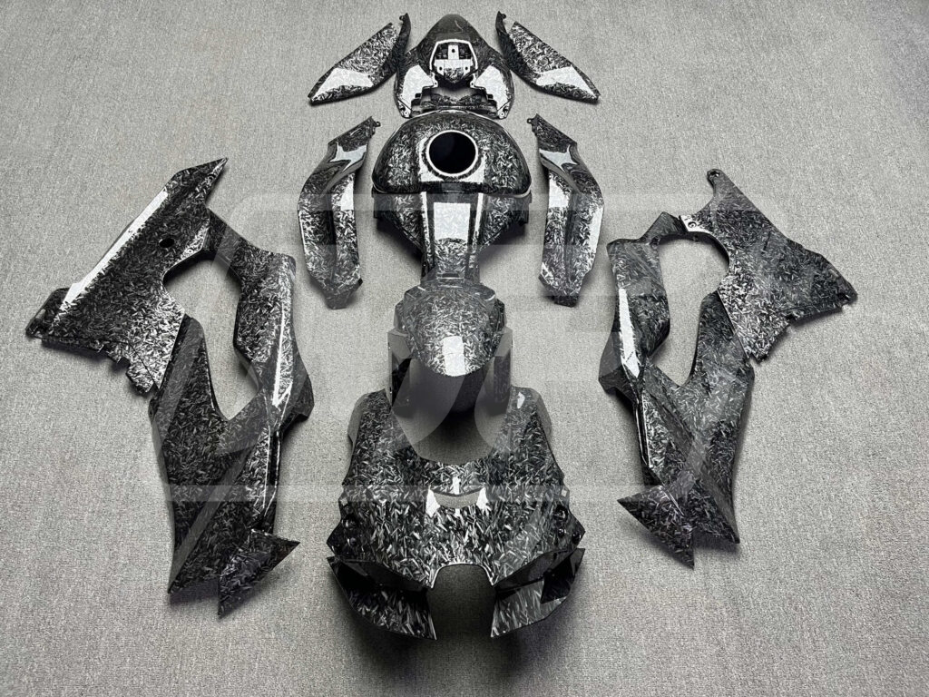 Kawasaki ZX-10R 2021-2025 Gloss Forged Carbon Fiber Style