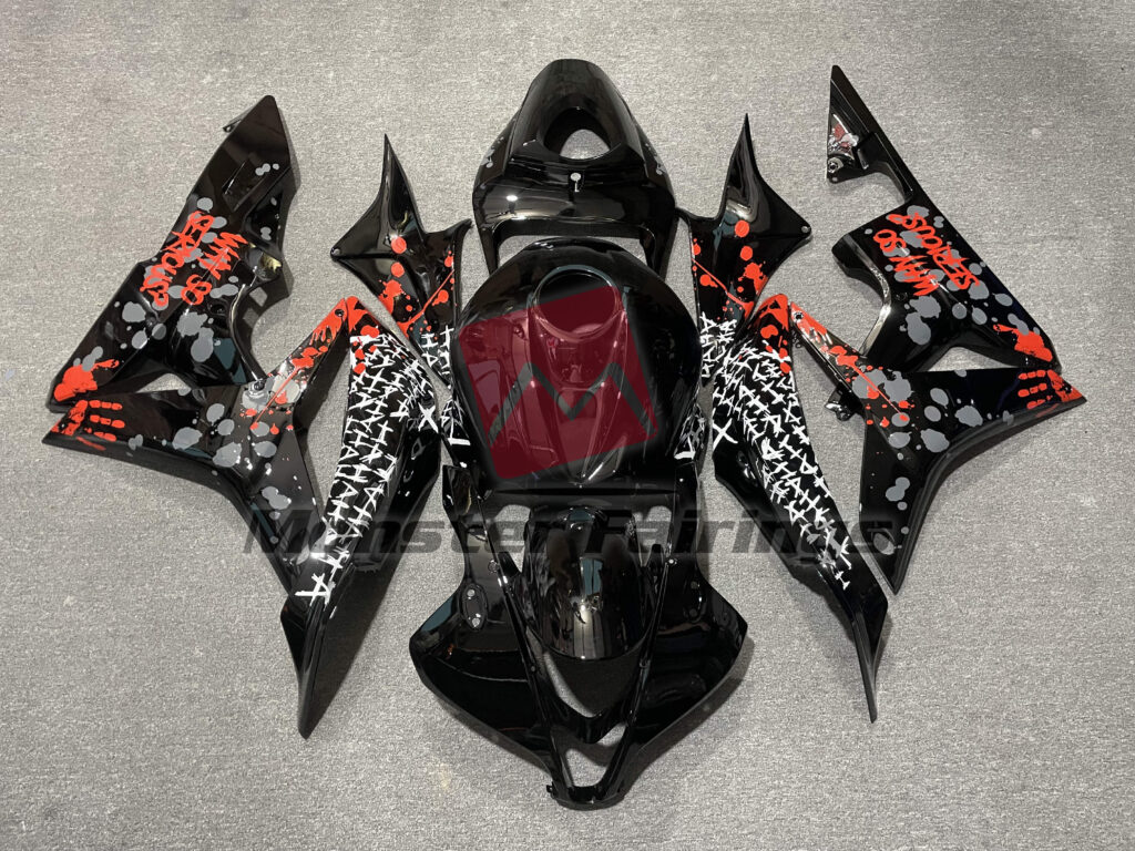 Honda CBR600RR 2007 - 2008 Why So Serious ABS fairings - custom motorcycle bodywork kit by Monster Fairings