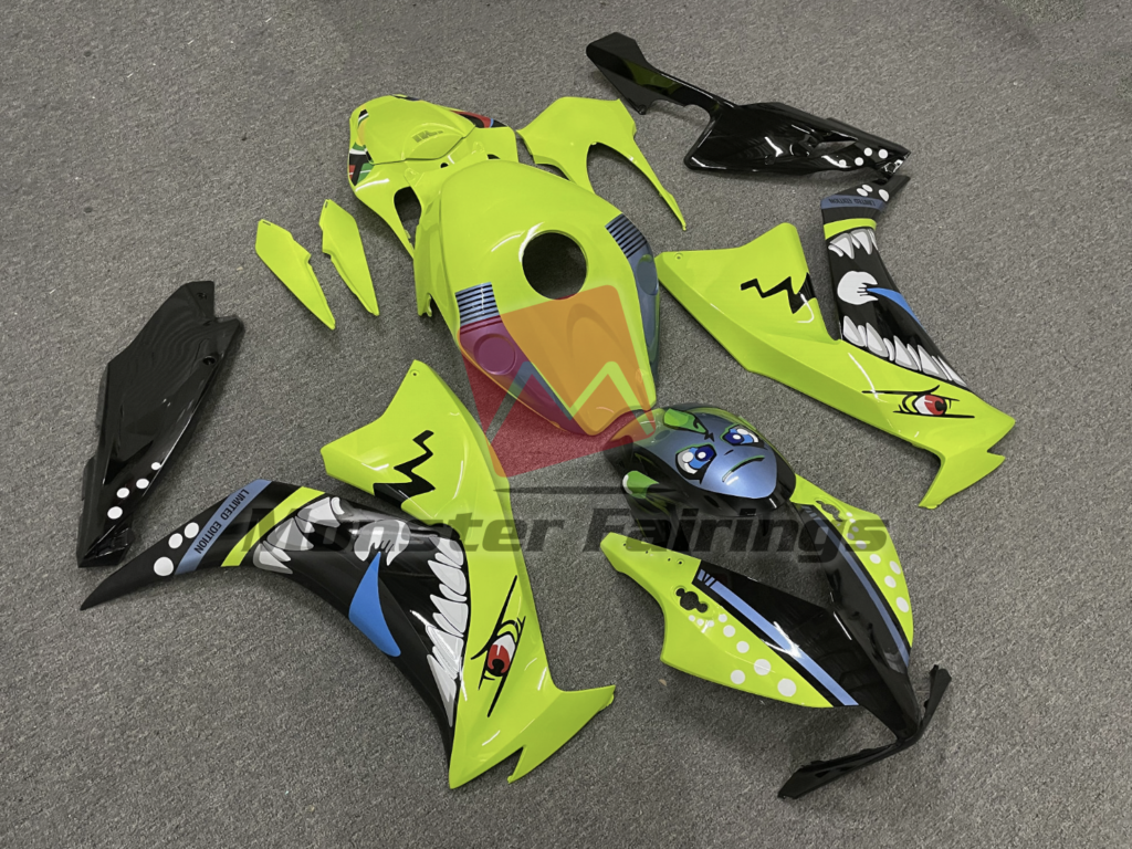 High Viz Shark ABS fairings for Honda CBR1000RR 2012 - 2016 - premium OEM fit kit by Monster Fairings