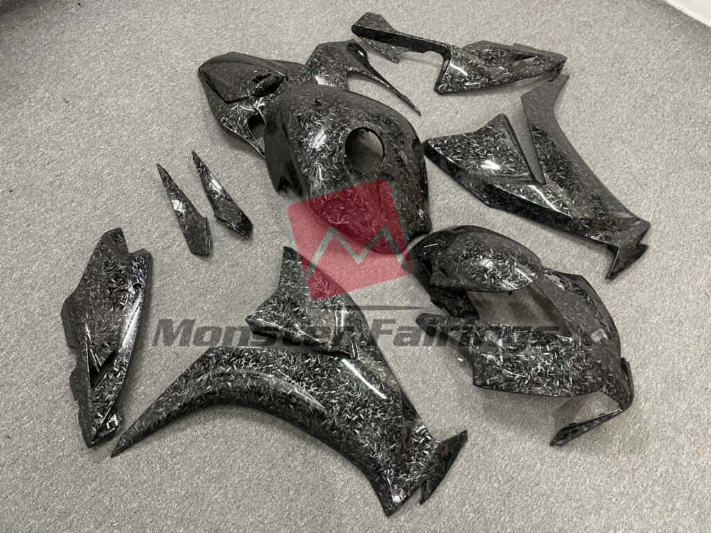 Gloss Forged Carbon Fiber ABS fairings for Honda CBR1000RR 2012 - 2016 - premium OEM fit kit by Monster Fairings