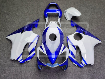 Honda CBR600 F4i 2001-2003 Gloss White & Blue ABS Fairings | Monster Fairings