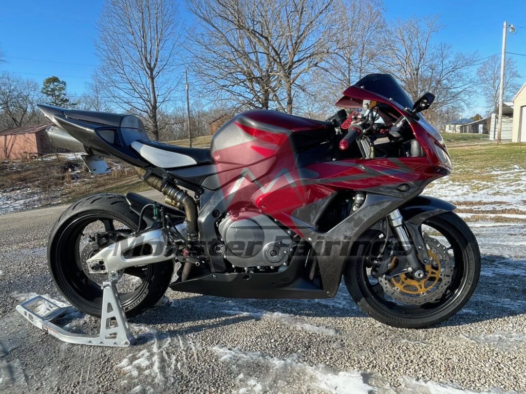 Monster Fairings ABS fairing kit for Honda CBR1000RR 2006 - 2007 - Dark Grey and Red, precise OEM fit
