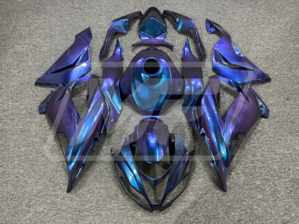 Kawasaki ZX6R 2013-2018 Gloss Purple Gradient ABS Fairings | Monster Fairings