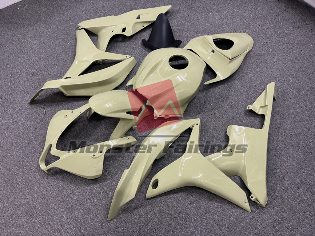 Honda CBR600RR custom ABS fairings 2007 - 2008 in Gloss Desert Tan - durable replacement kit, Monster Fairings