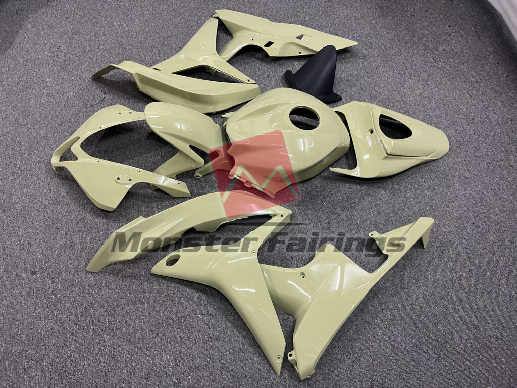 2007 - 2008 Honda CBR600RR Gloss Desert Tan fairing set - ABS injection, custom painted by Monster Fairings