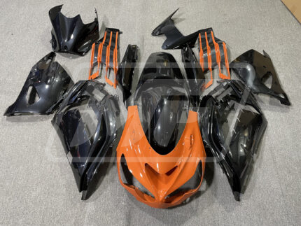 Kawasaki ZX14R 2012-2025 Gloss Orange and Black ABS Fairings | Monster Fairings