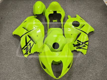 Suzuki GSXR 1300 1997-2007 Glossy Lime Green ABS Fairings | Monster Fairings