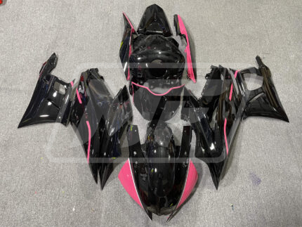 Yamaha R3 2019-2021 Gloss Black with Pink ABS Fairings | Monster Fairings