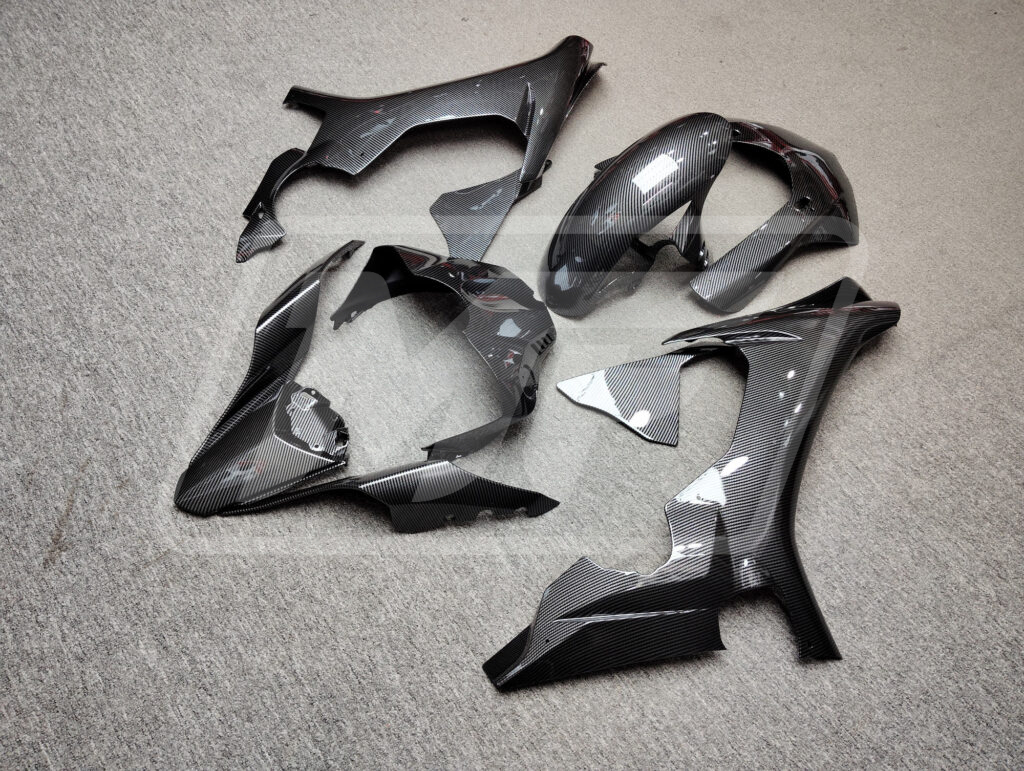 Monster Fairings ABS fairing kit for Yamaha R1 2015 - 2019 - Gloss Carbon Fiber Style, precise OEM fit