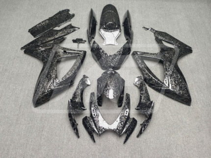 Suzuki GSXR 600-750 2006-2007 Gloss Forged Carbon Fiber Style ABS Fairings | Monster Fairings