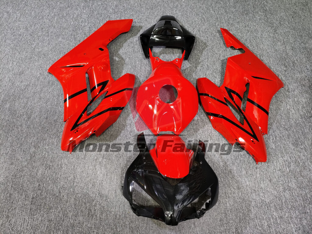 Honda CBR1000RR 2004 - 2005 Gloss Red and Black Fireblade ABS fairings - custom motorcycle bodywork kit by Monster Fairings