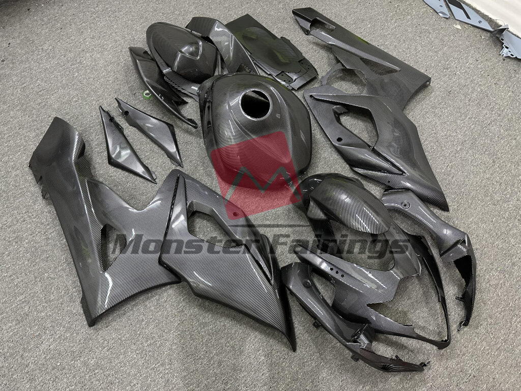 Suzuki GSXR custom ABS fairings 2005 - 2006 in Gloss Carbon Fiber Style - durable replacement kit, Monster Fairings