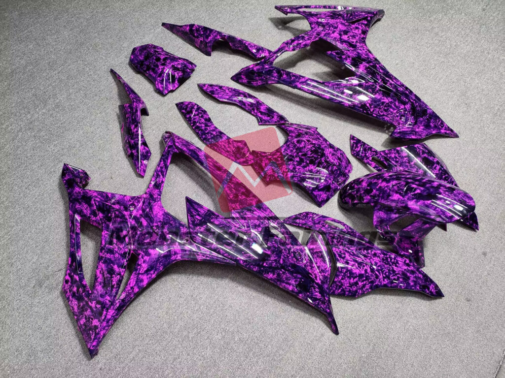 BMW S1000RR custom ABS fairings 2019 - 2022 in Dirty Hot Pink - durable replacement kit, Monster Fairings