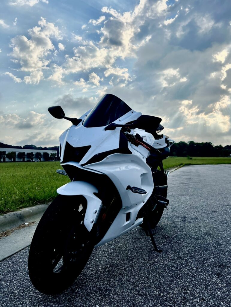 Gloss White ABS fairings for Yamaha R7 2021 - 2025 - premium OEM fit kit by Monster Fairings