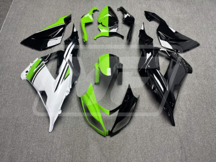 Kawasaki ZX6R 2013-2018 Gloss Black & OEM Style Split ABS Fairings | Monster Fairings