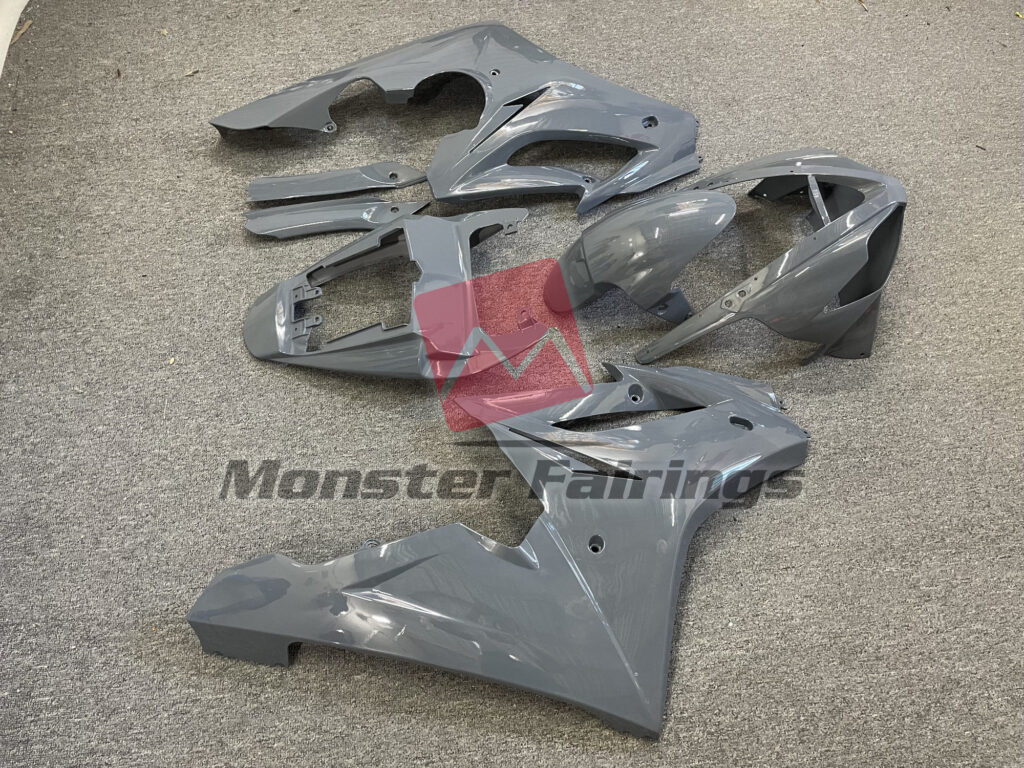 2006 - 2008 Triumph Daytona 675 Nardo Gray fairing set - ABS injection, custom painted by Monster Fairings