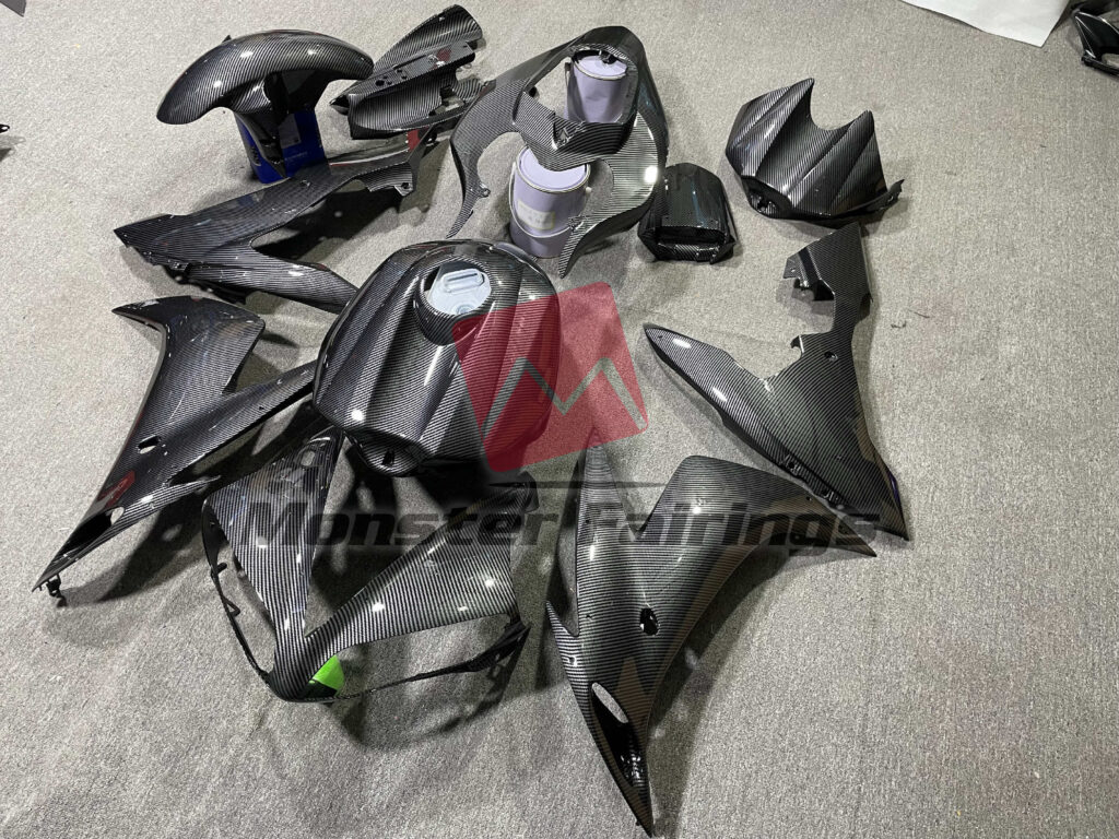 Carbon Fiber Style ABS fairings for Yamaha R1 2004 - 2006 - premium OEM fit kit by Monster Fairings