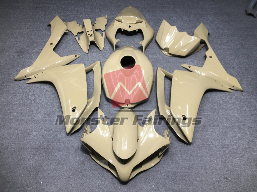 Yamaha R1 2007 - 2008 Desert Tan ABS fairings - custom motorcycle bodywork kit by Monster Fairings