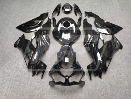 Kawasaki ZX6R 2019-2023 Gloss Metallic Black ABS Fairings | Monster Fairings
