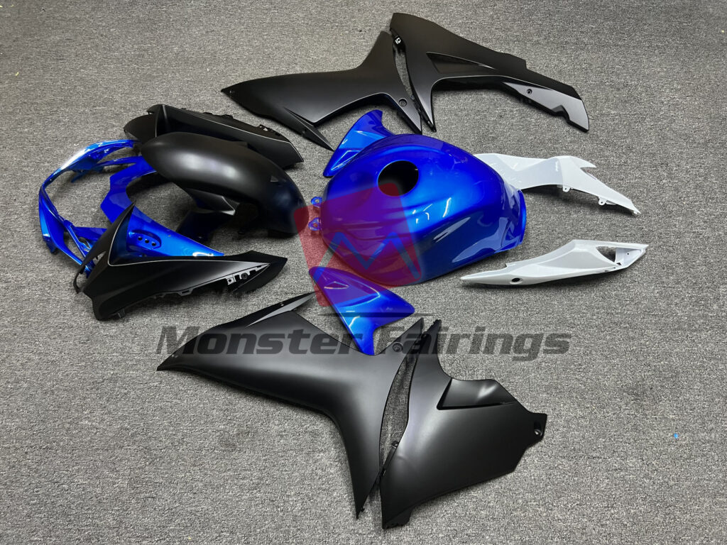 2011 - 2025 Suzuki GSXR Blue Black fairing set - ABS injection, custom painted by Monster Fairings