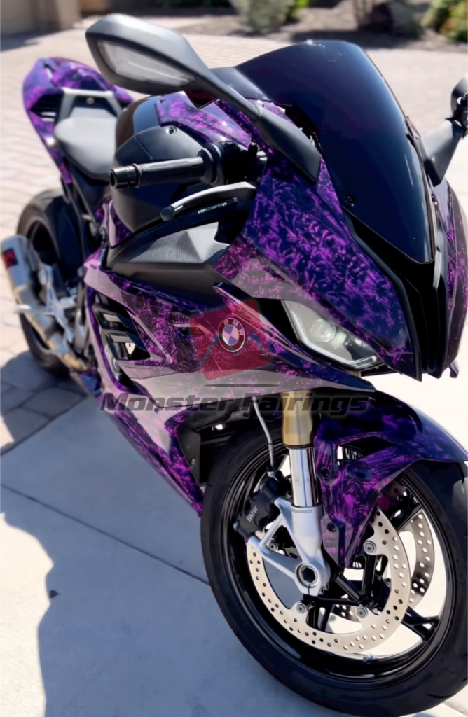 BMW S1000RR 2019 - 2022 ABS fairings, Dirty Hot Pink - high - quality motorcycle kit by Monster Fairings