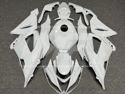 Kawasaki ZX6R 2013-2018 Gloss White ABS Fairings | Monster Fairings