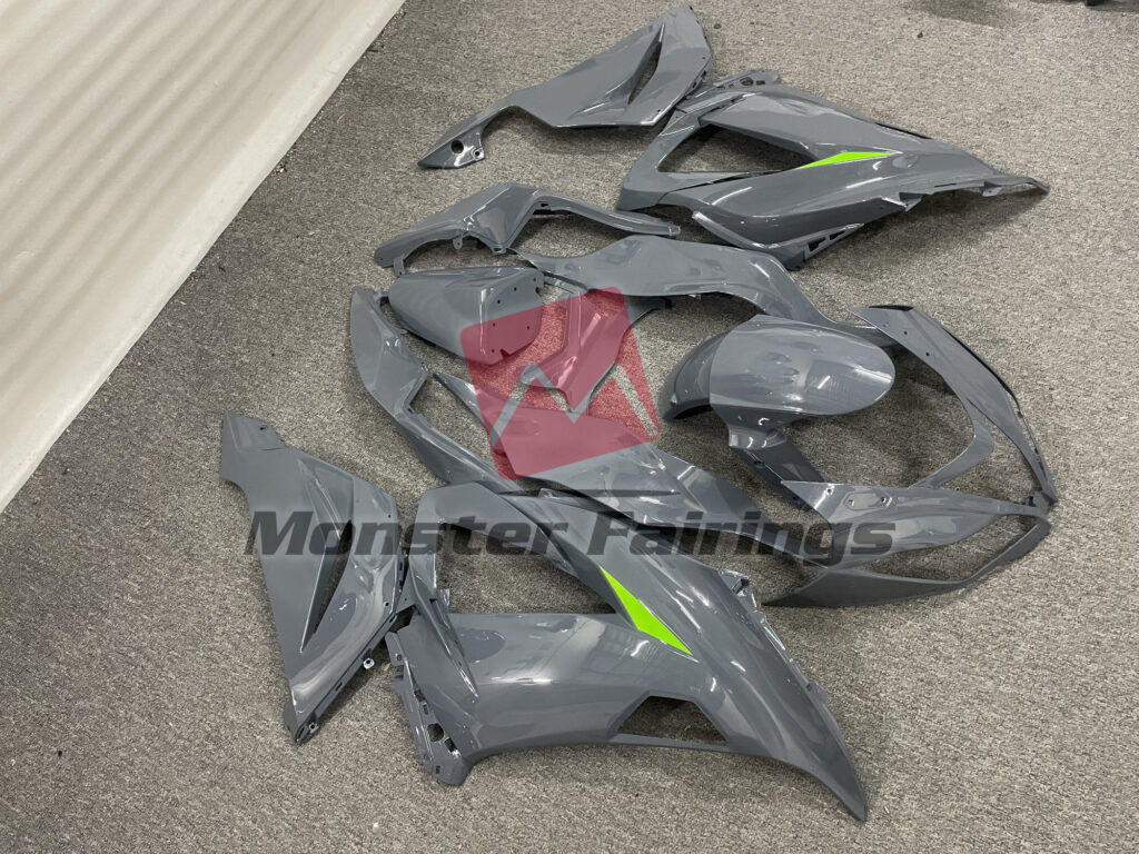 Nardo Green ABS fairings for Kawasaki ZX6R 2013 - 2018 - premium OEM fit kit by Monster Fairings