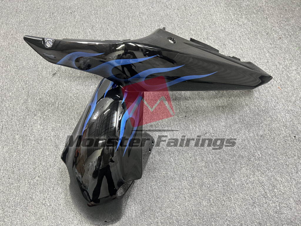 Monster Fairings ABS fairing kit for Suzuki GSXR 600 - 750 2001 - 2003 - Blue Flame, precise OEM fit