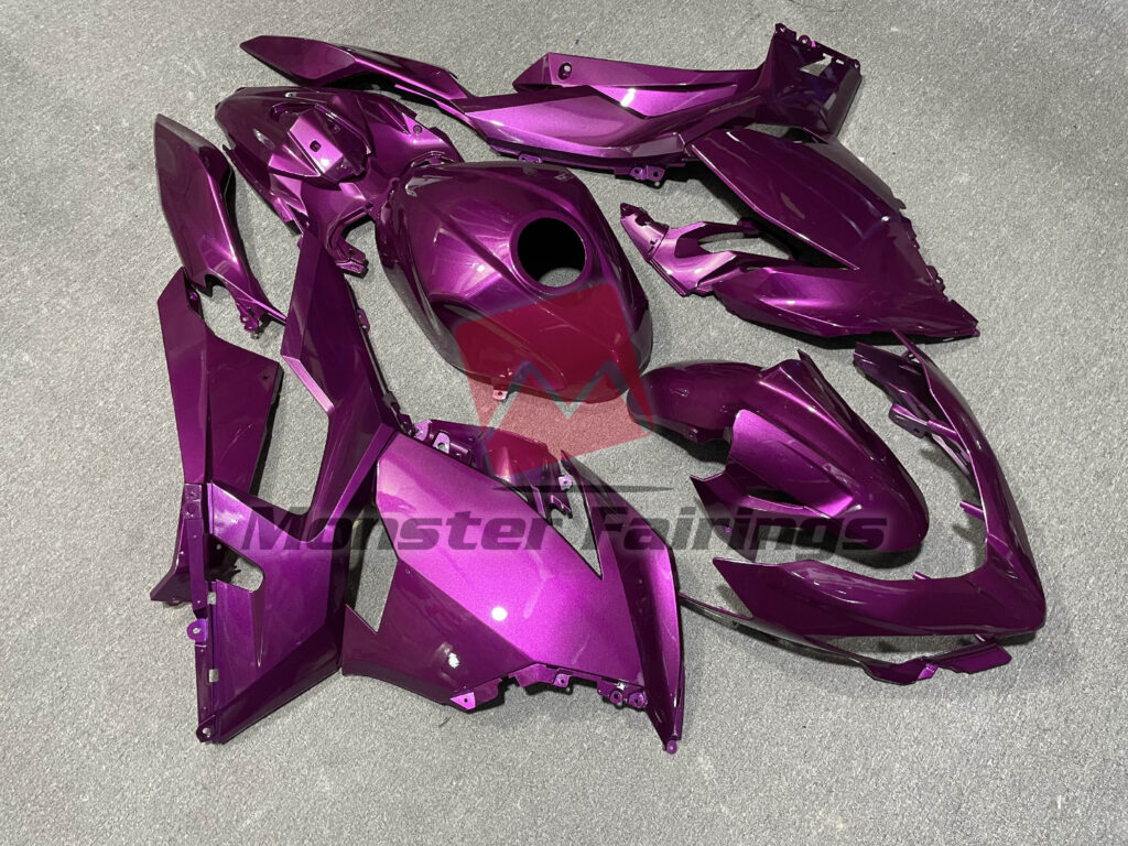 Candy Purple ABS fairings for Kawasaki Ninja 400 2018 - 2024 - premium OEM fit kit by Monster Fairings