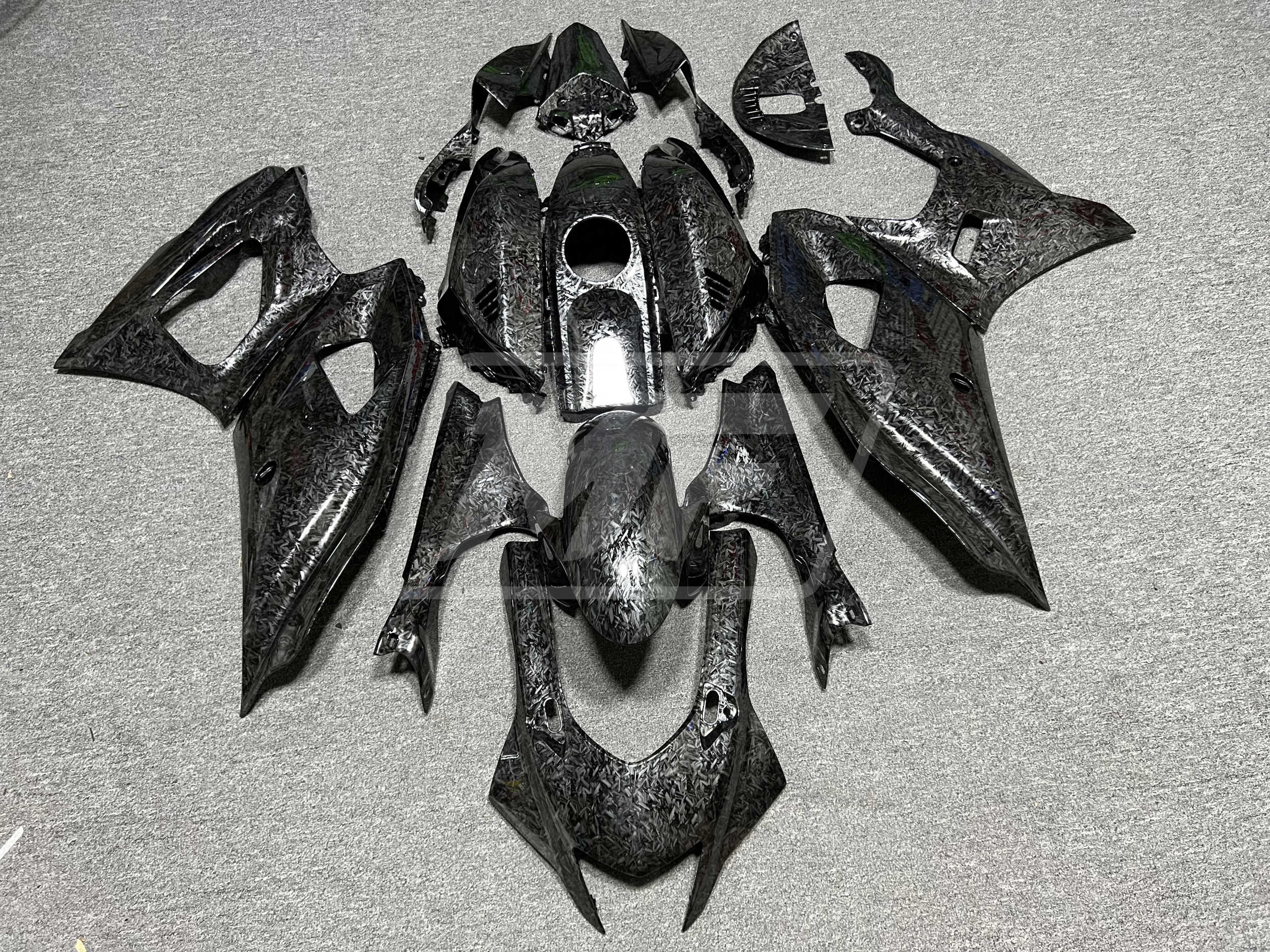 Yamaha R7 2021-2025 Gloss Forged Carbon Fiber Style ABS
