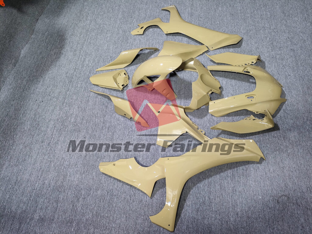 2020 - 2025 Yamaha R1 Desert Tan fairing set - ABS injection, custom painted by Monster Fairings