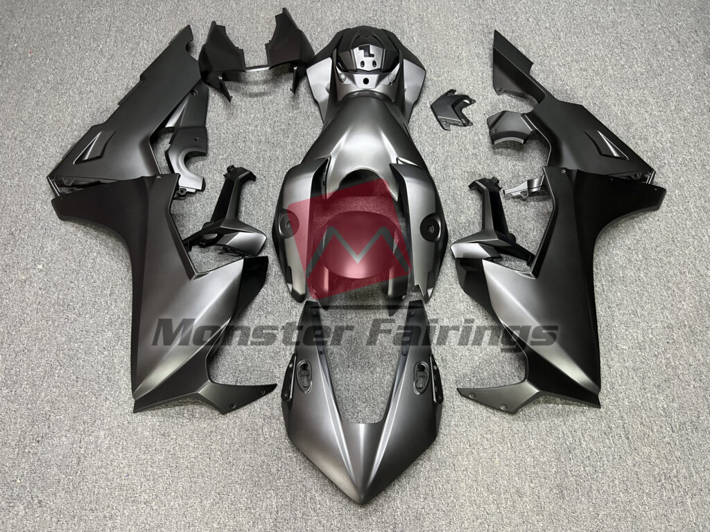 Honda CBR1000RR 2017 - 2025 Matte Gray ABS fairings - custom motorcycle bodywork kit by Monster Fairings