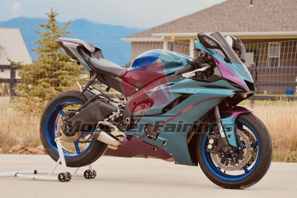 Gloss Metallic Green ABS fairings for Yamaha R6 2017 - 2022 - premium OEM fit kit by Monster Fairings