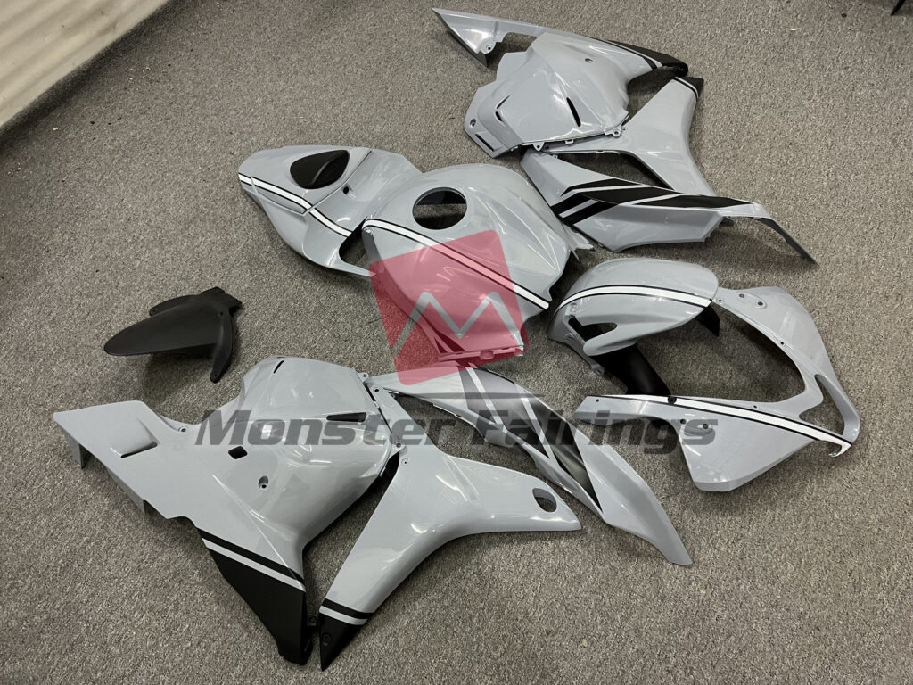 Nardo Gray Black ABS fairings for Honda CBR600RR 2009 - 2012 - premium OEM fit kit by Monster Fairings