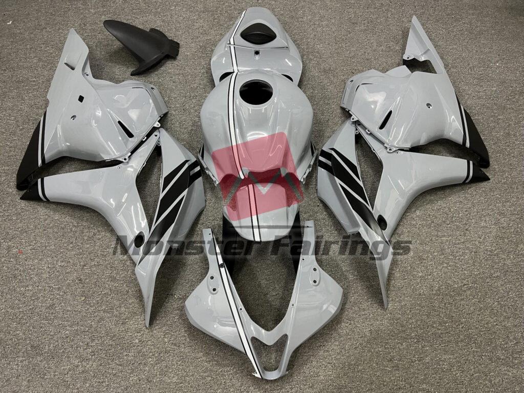 Honda CBR600RR 2009 - 2012 Nardo Gray Black ABS fairings - custom motorcycle bodywork kit by Monster Fairings