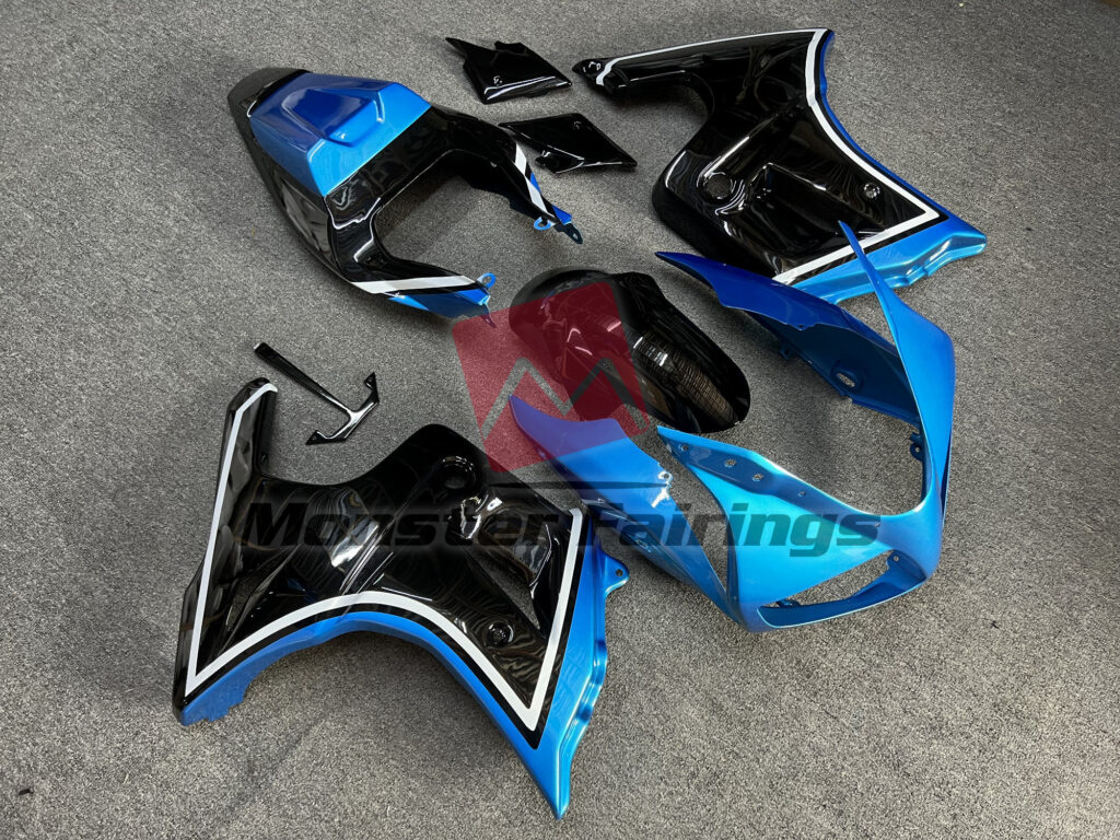 Gloss Blue & Black ABS fairings for Suzuki SV650 2003 - 2011 - premium OEM fit kit by Monster Fairings
