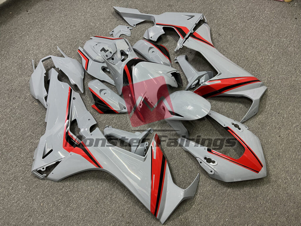 Nardo Red Stripes ABS fairings for Honda CBR1000RR 2017 - 2025 - premium OEM fit kit by Monster Fairings