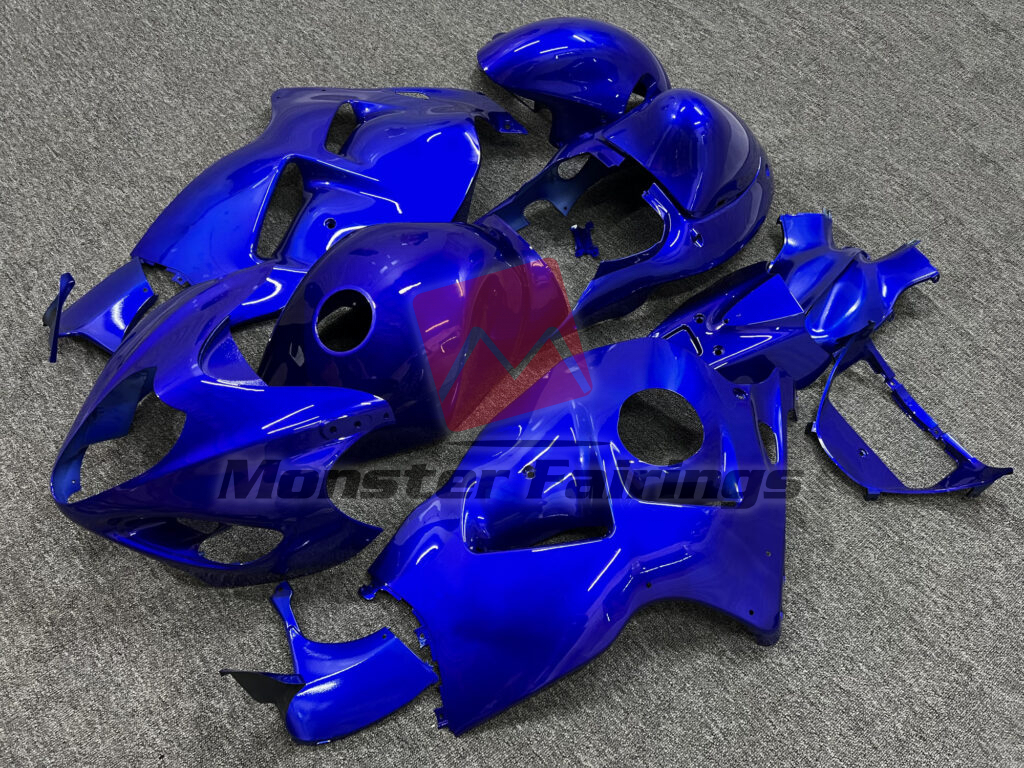 Gloss Blue ABS fairings for Suzuki GSXR 1300 1997 - 2007 - premium OEM fit kit by Monster Fairings
