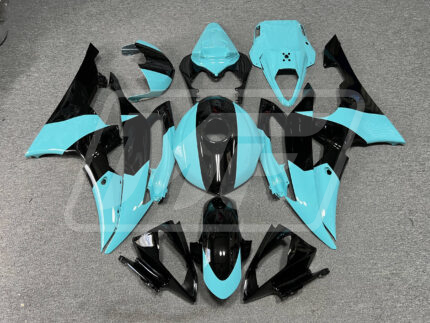 Yamaha R6 2008-2016 Gloss Aqua & Black ABS Fairings | Monster Fairings