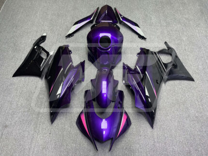 Yamaha R3 2019-2021 Gloss Purple & Black ABS Fairings | Monster Fairings