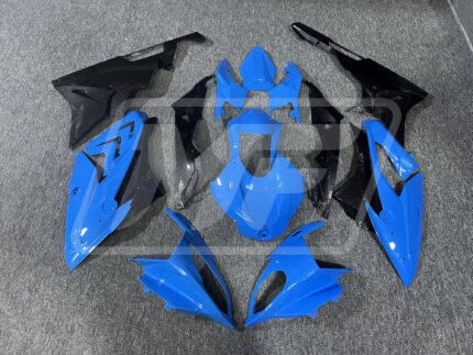 BMW S1000RR 2015-2016 Gloss Blue & Carbon Fiber Style ABS Fairings | Monster Fairings