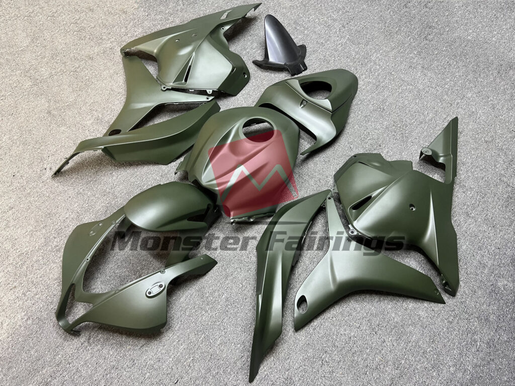 Matte Army Green ABS fairings for Honda CBR600RR 2009 - 2012 - premium OEM fit kit by Monster Fairings