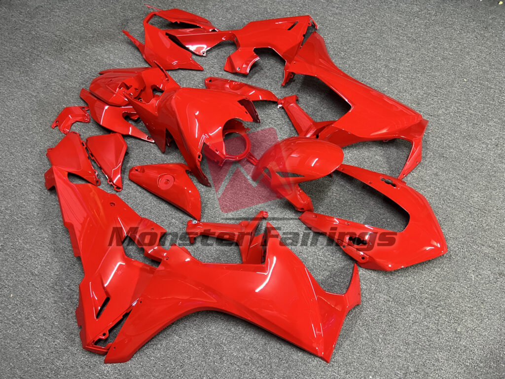Honda CBR1000RR custom ABS fairings 2017 - 2025 in Full Red - durable replacement kit, Monster Fairings